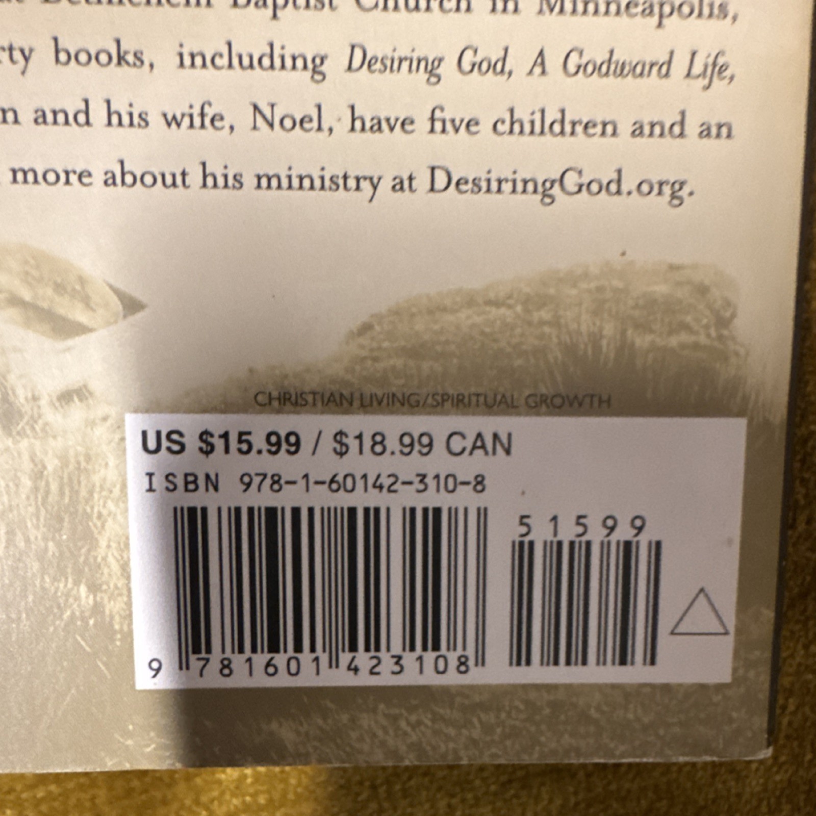 Multnomah Books Desiring God John Piper PB Revised Edition 2011 Christianity