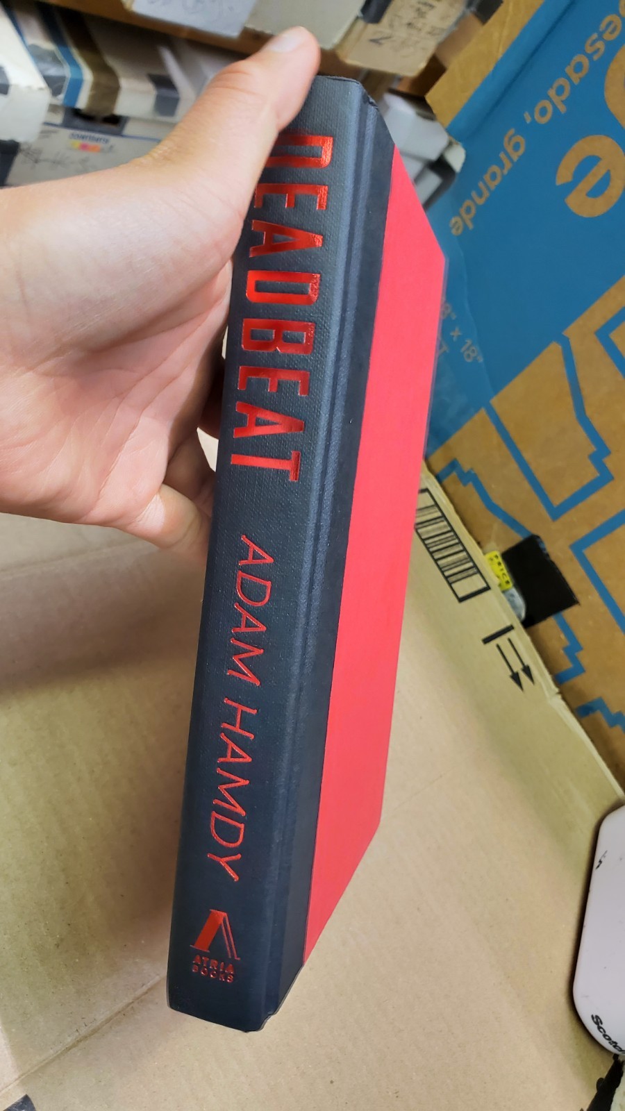 Deadbeat By Adam Hamdy Atria Books 2024 Hardcover