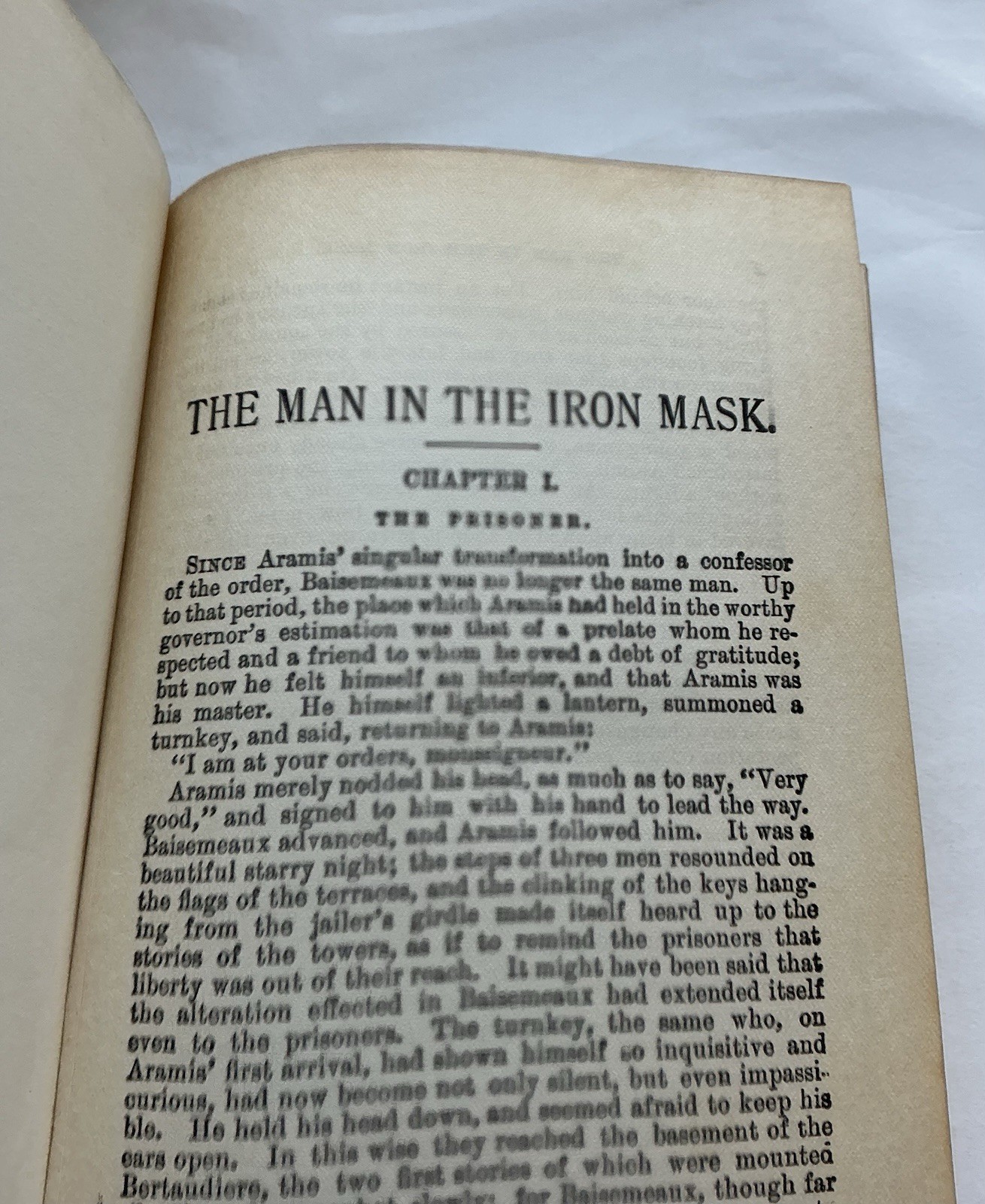 THE MAN IN THE IRON MASK – Alexandre Dumas – ca 1910s – . HC & Illustrated