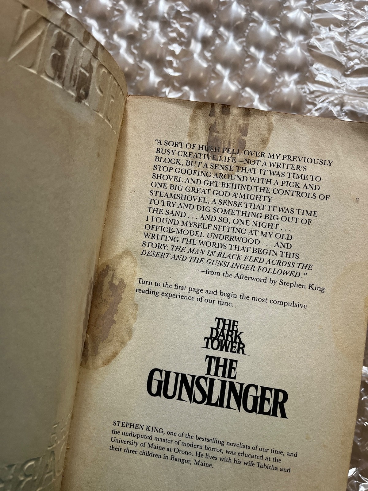 Stephen King Hardcover/Paperback Book Lot Dolores Dark Tower Tommyknockers Sleep
