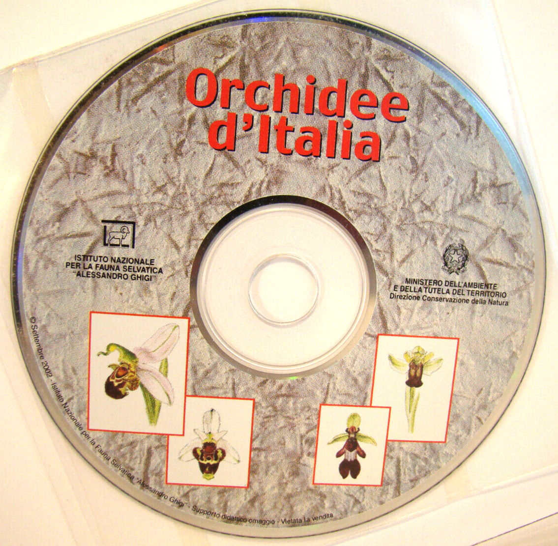 Orchidee d’Italia ~2002 PB~ Rossi Floriculture Flowers Orchids of Italy & CD-ROM