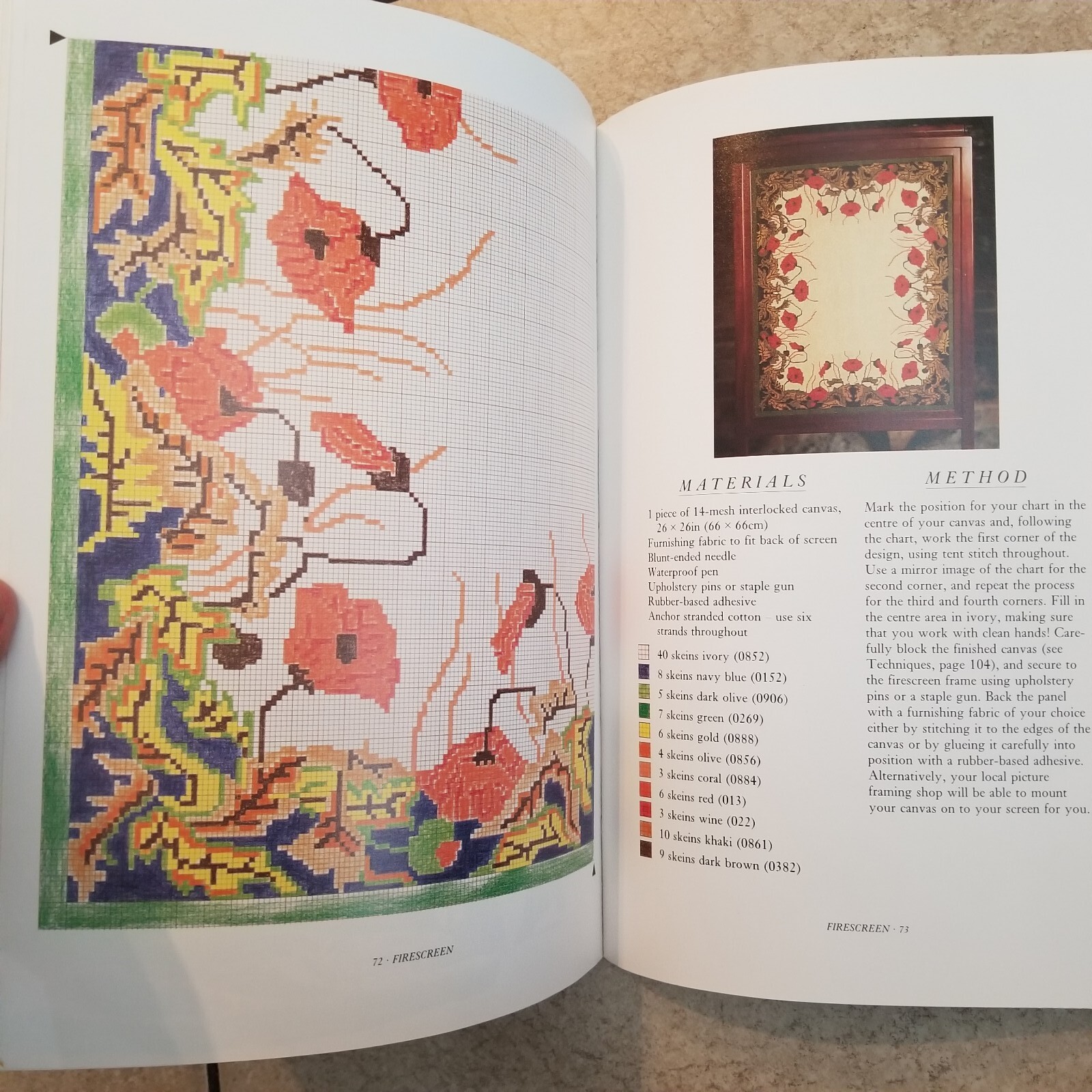 Floral Needlepoint Pattern Book by Melinda Coss 112 Pages Very Nice!