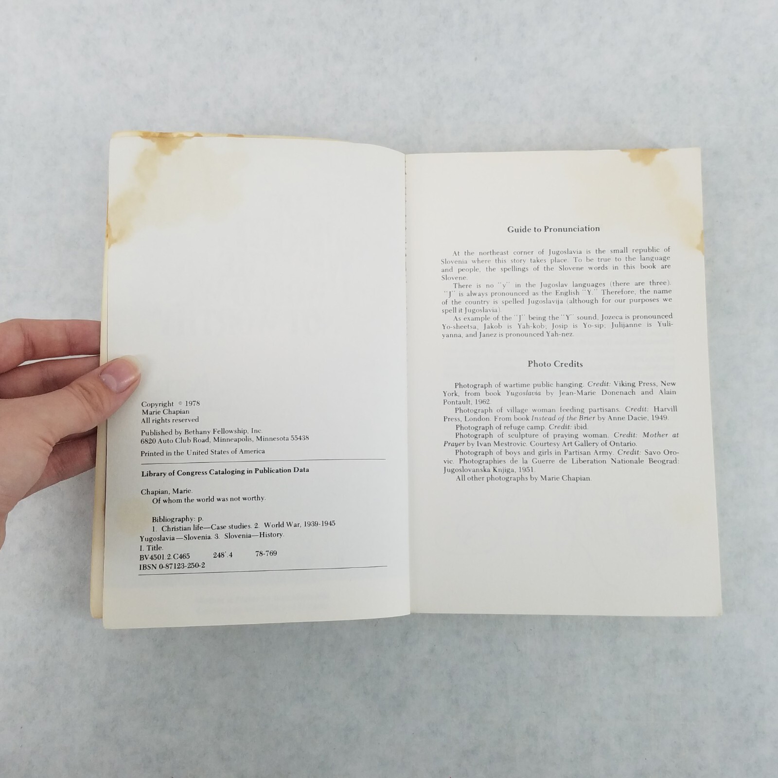 Of Whom the World Was Not Worthy – 1980 Softcover by Marie Chapian