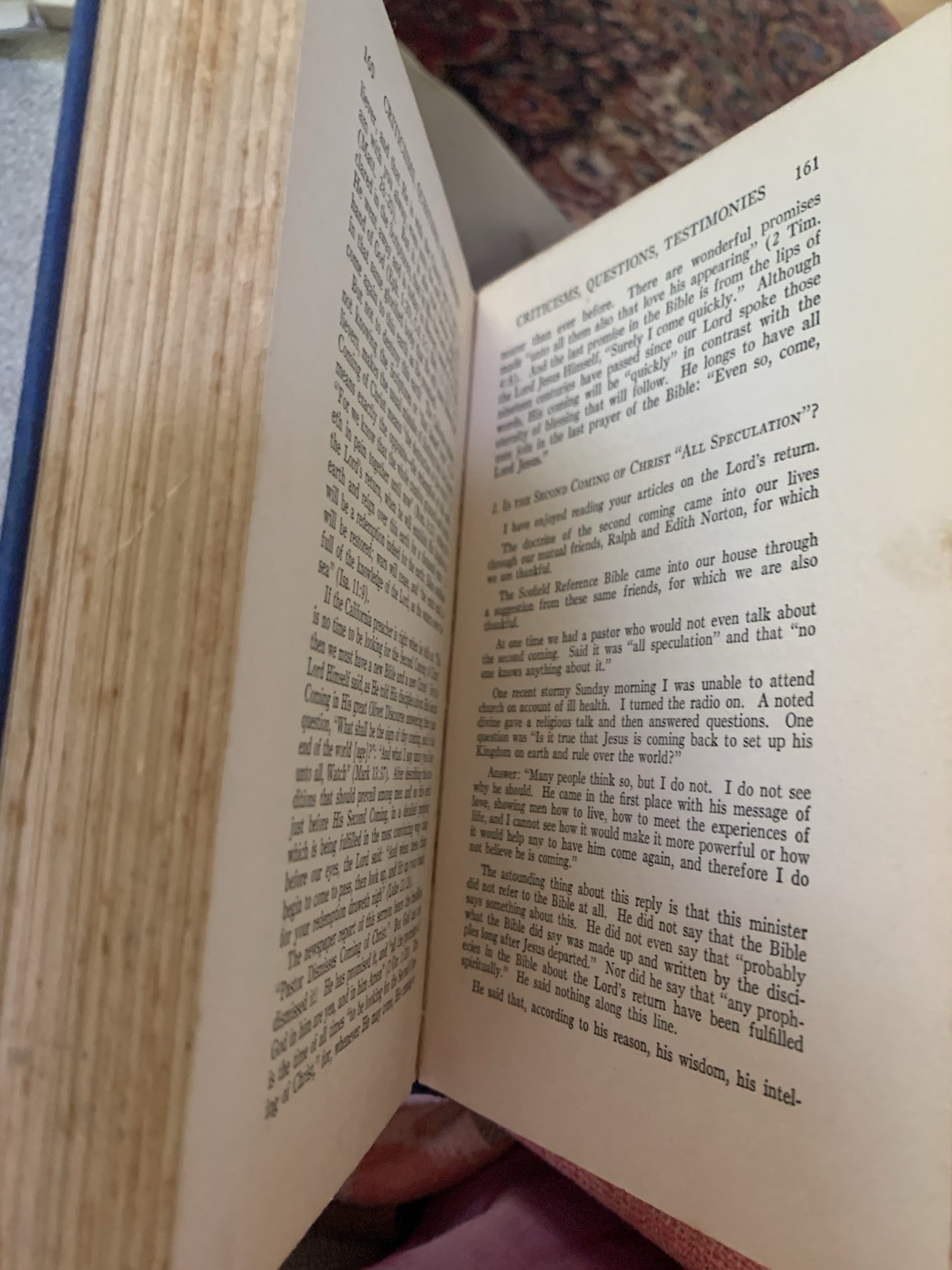Prophecy’s Light on Today first Edition Antique hardBack