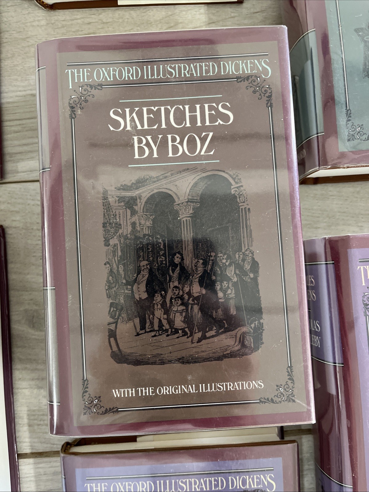 Oxford Illustrated Dickens Lot 13 HC Slipcase Style Like New Classics
