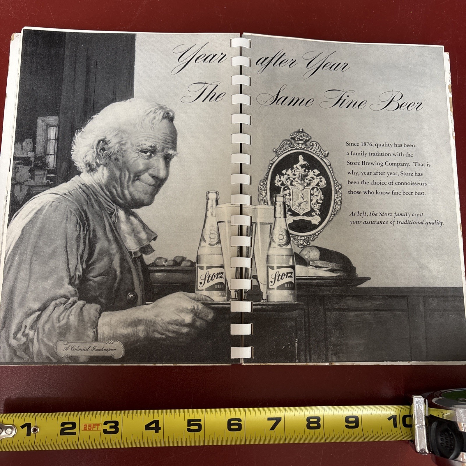 1952 Nebraska Storz Beer Cookbook 6.5×9 inches 276 pages full index.