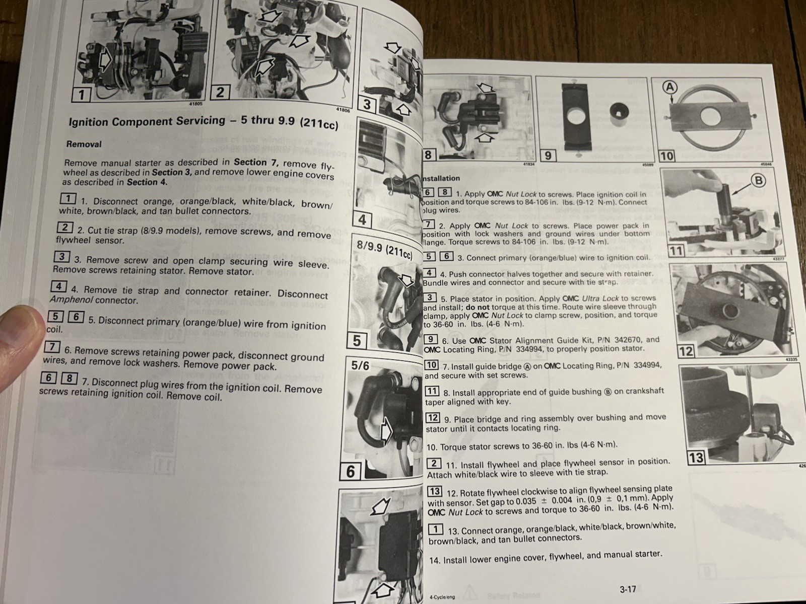 1998 OMC Johnson Evinrude 520203 outboard 5 -15 four stroke boat manual UNUSED