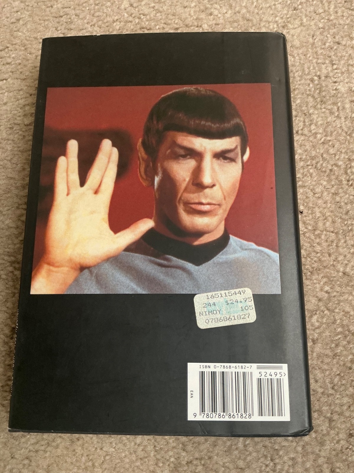 Leonard Nimoy I Am Spock SIGNED 1st Edition HC DJ Star Trek Spock Autograph