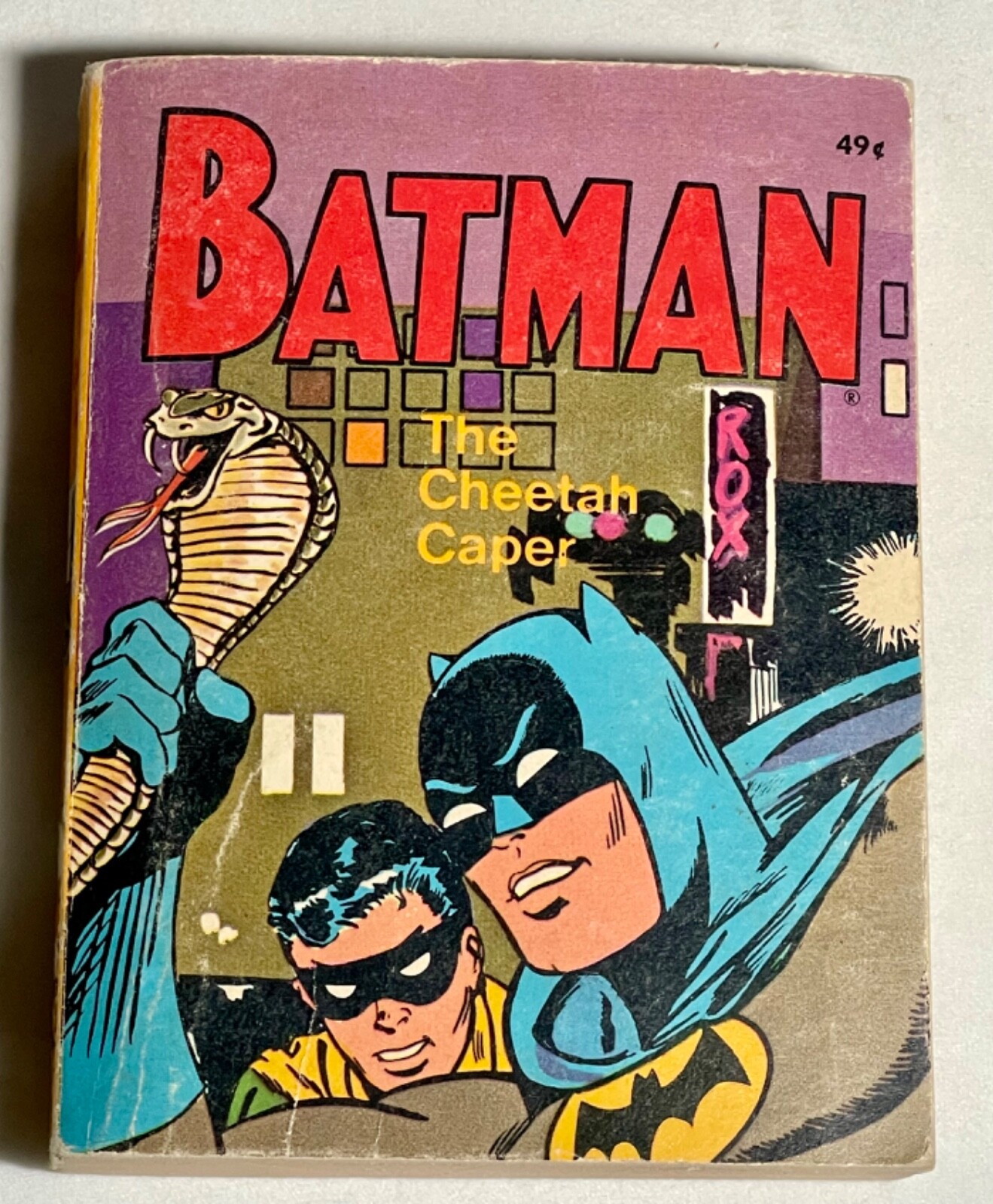 Big Little Book Whitman Aquaman, Batman and Fantastic Four Lot of 3 Books used