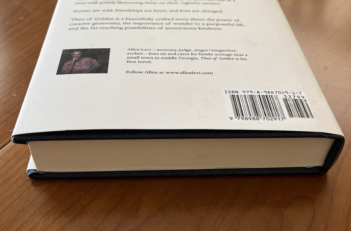 Theo of Golden Allen Levi True First Edition Self Published Hardcover Book 2023