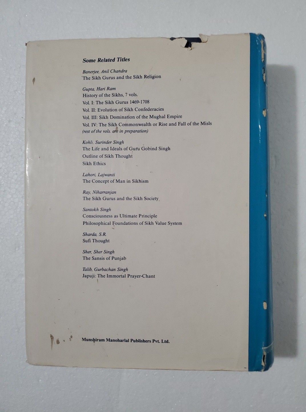 The Adi Granth or Holy Scriptures of Sikhs by Dr. Ernest Trumpp, 1989 – Sikhism