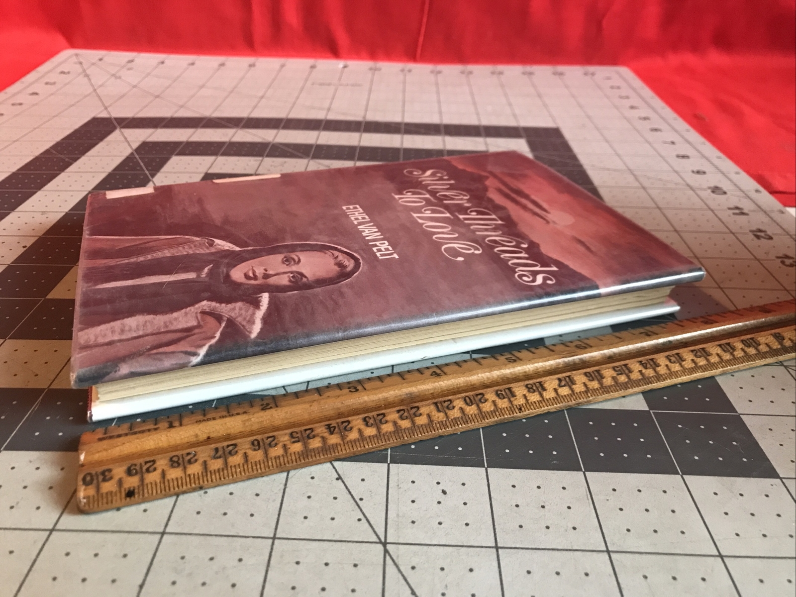 Vintage 1976 Silver Threads To Love by Ethel Van Pelt Hardcover Book