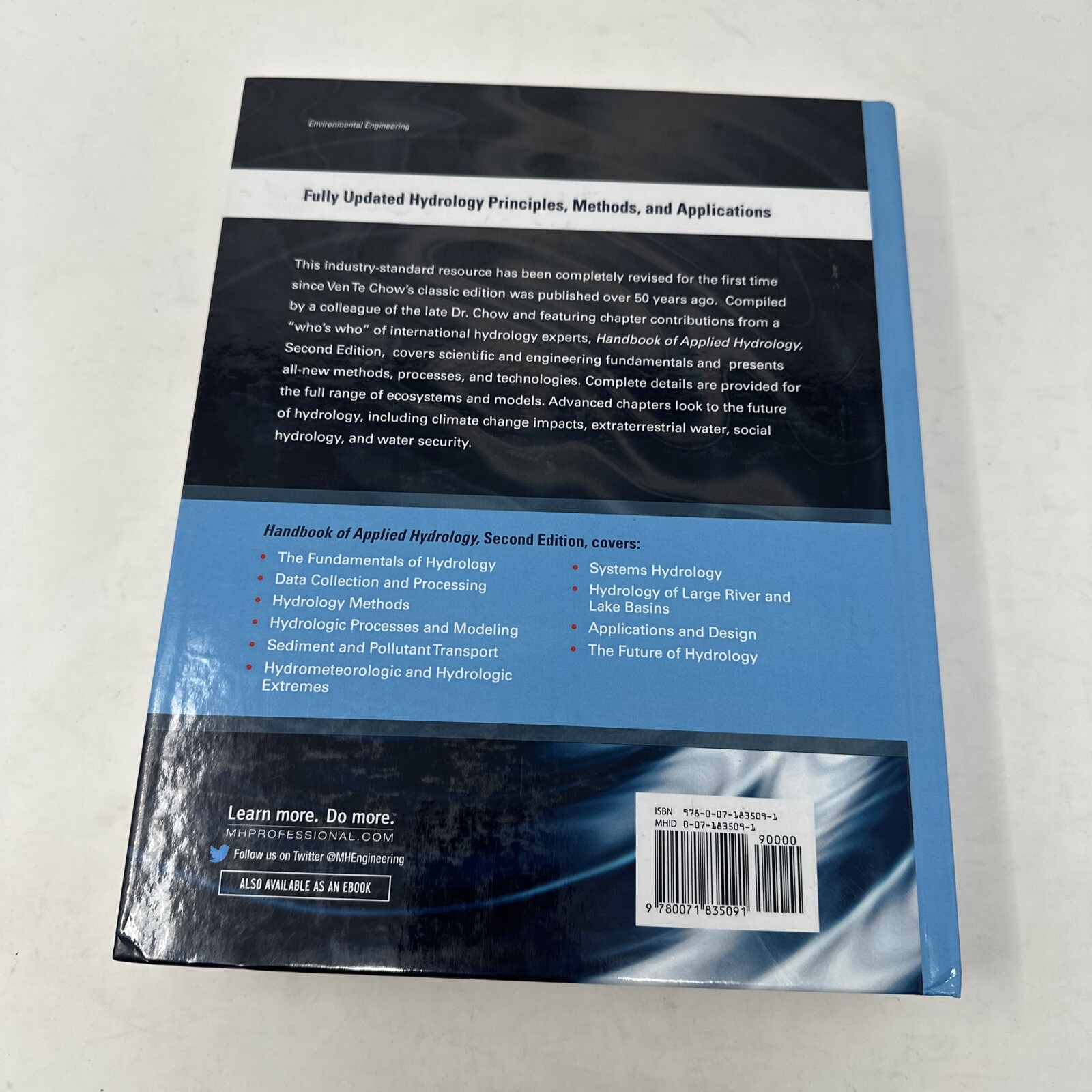 Handbook of Applied Hydrology, Second Edition by Vijay P. Singh (2016,…