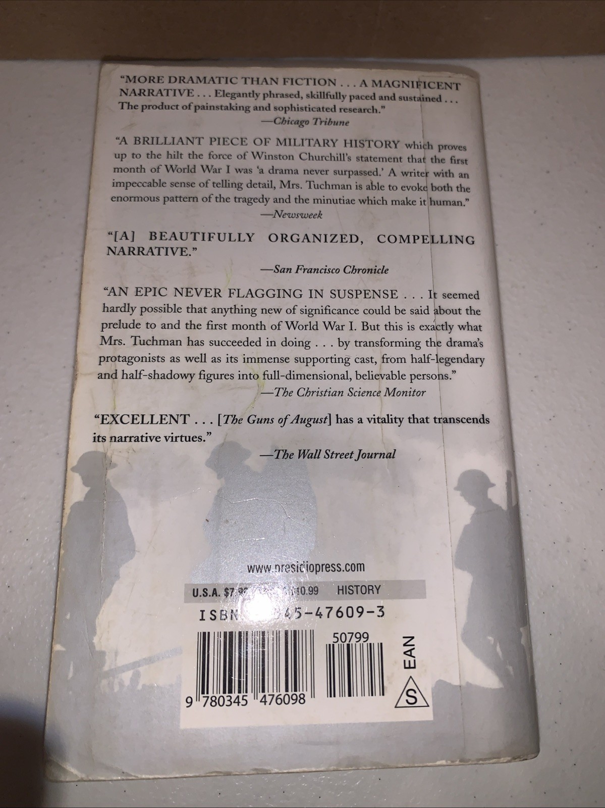 2004 The Guns of August – Mass Market Paperback By Barbara W. Tuchman