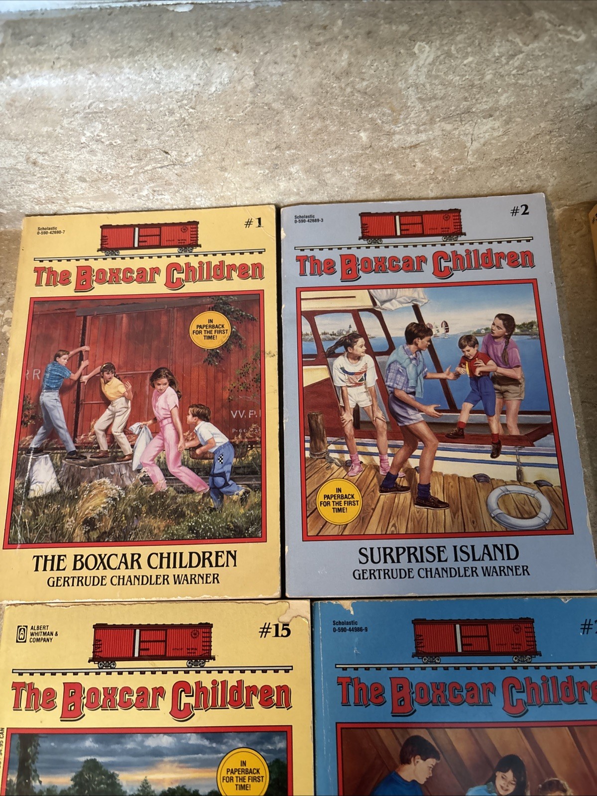 Vtg The Boxcar Children Paperback Books by Gertrude Chandler Warner Lot Of 11