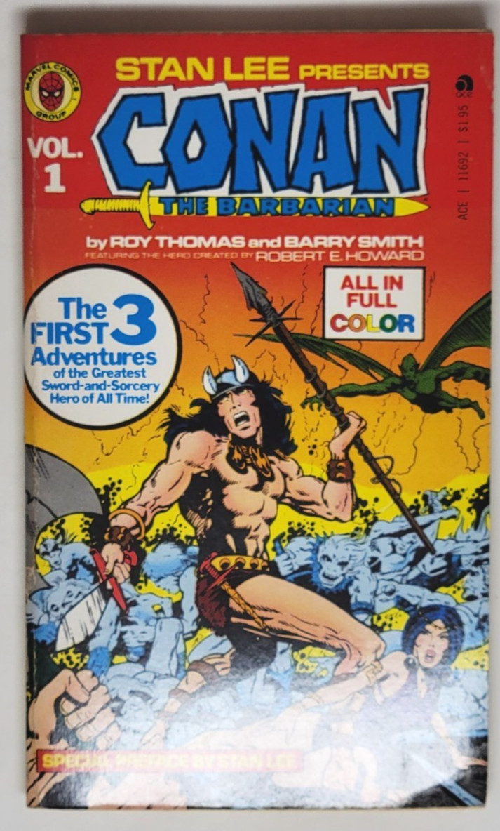 ROY THOMAS & BARRY SMITH 1ST EDITION PB – Conan The Barbarian, Vol. 1, 1978