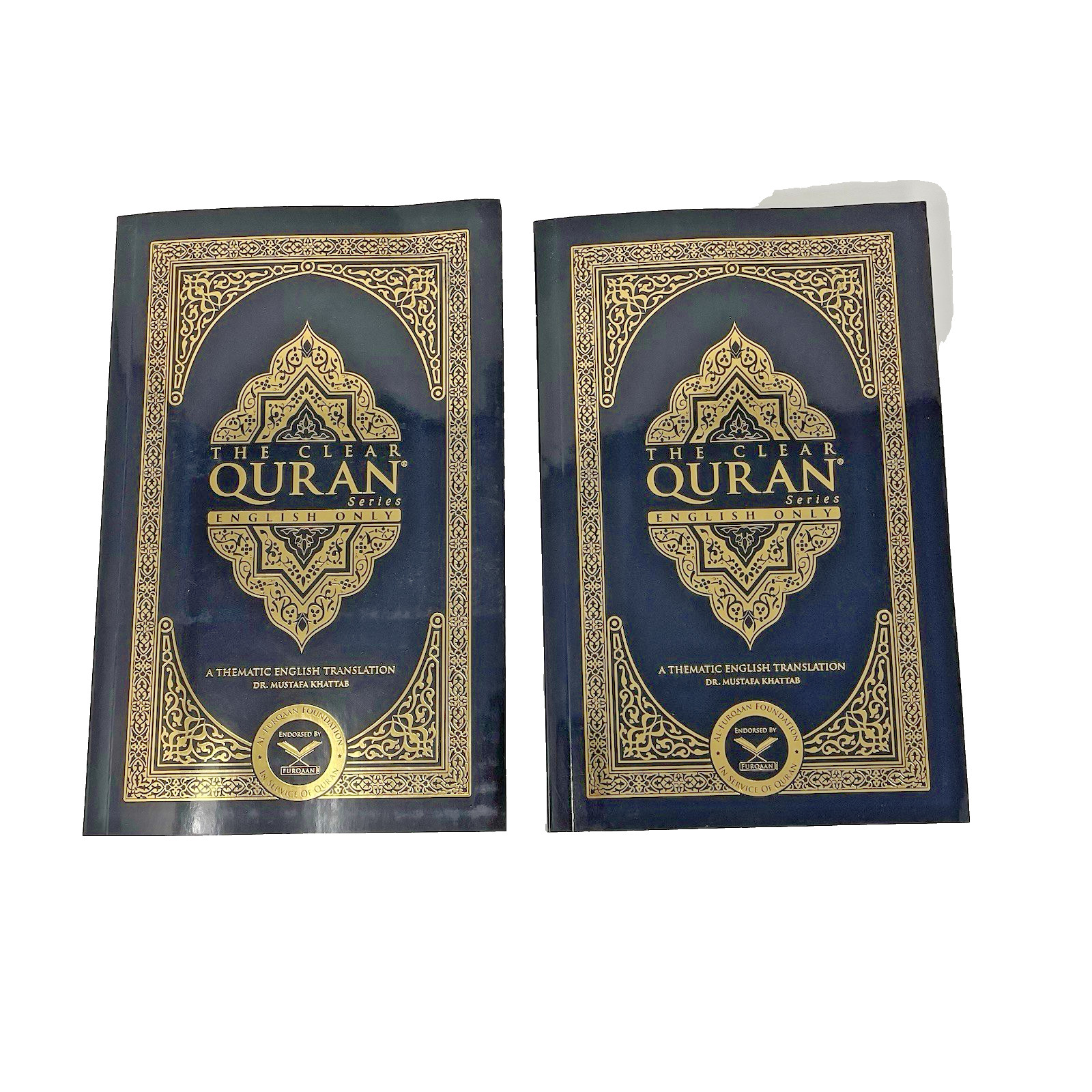 The Clear Quran Thematic English Translation Paperback 8.4″x 5.8” – 2 Copies