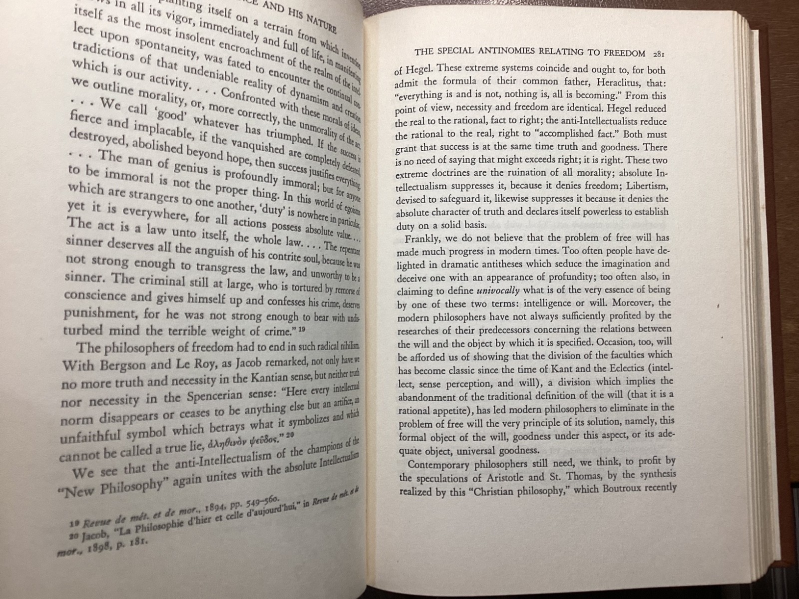 God His Existence and His Nature 2 volume Set Garrigou-Lagrange 1949
