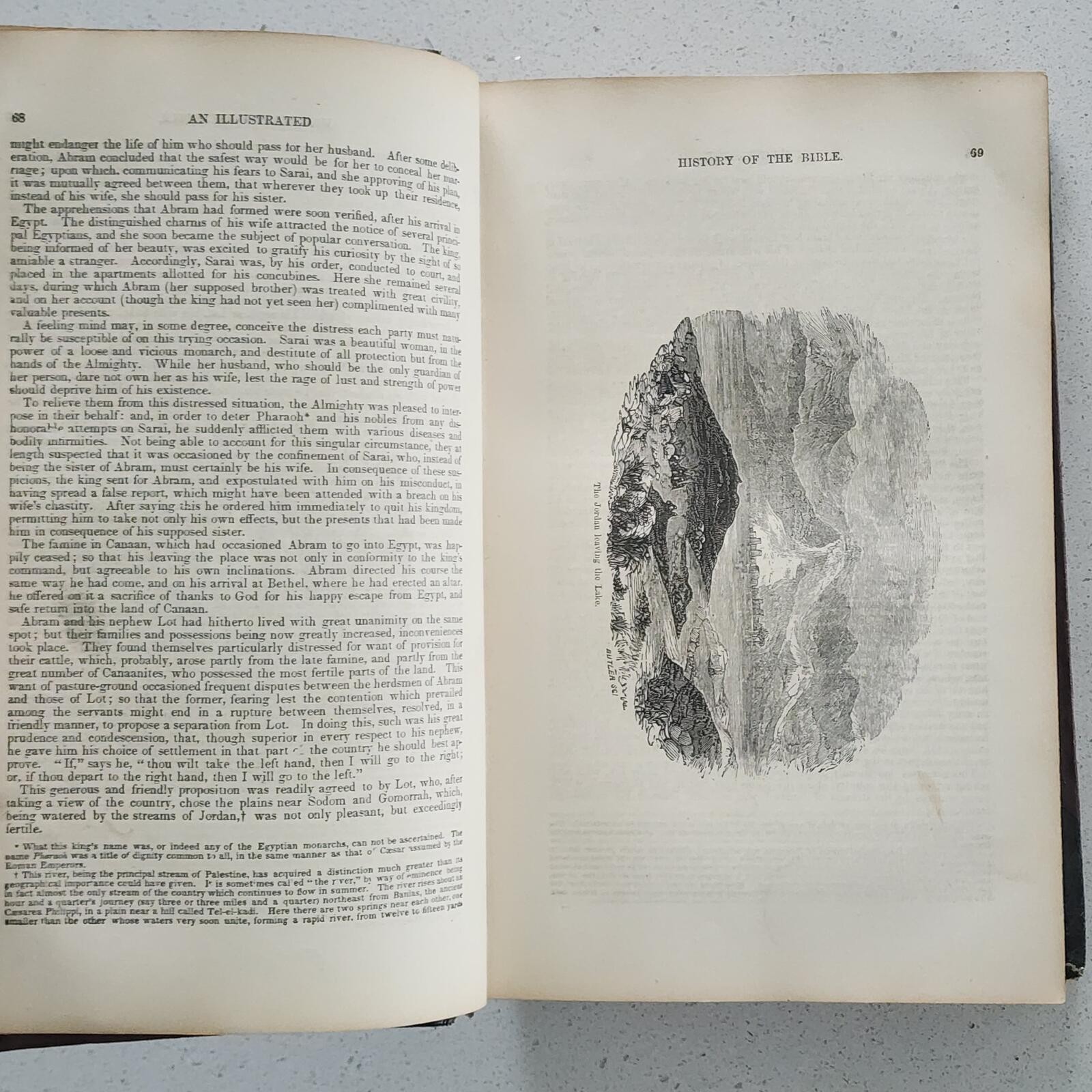 1868 Illustrated History of the Holy Bible by John Kitto HC Henry Bill