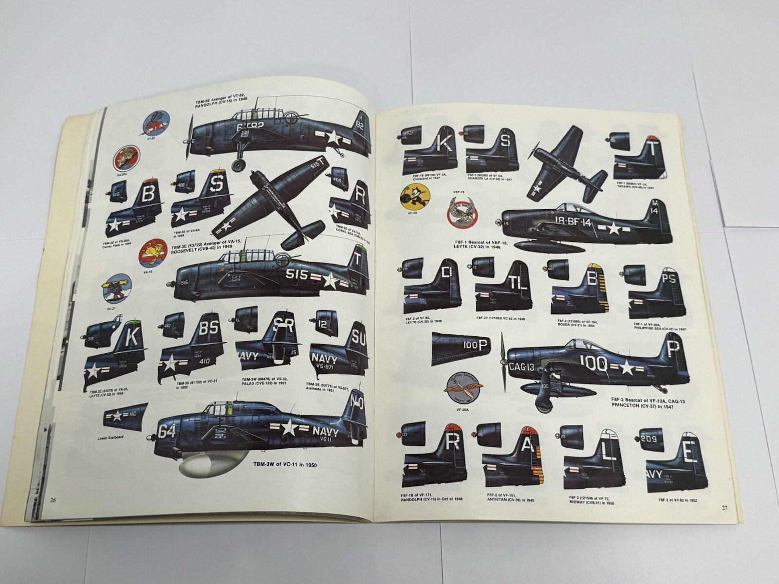 USN Aircraft Carrier Air Units Vol. 1 Squardon/Signal 6160 by Duane Kasulka 1985