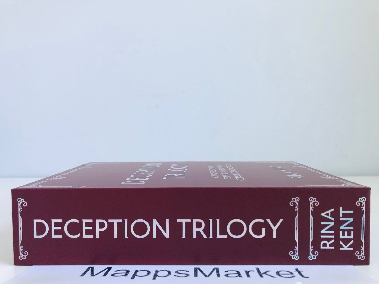 SIGNED Deception Trilogy Omnibus Rina Kent BOOKS FOR DAYS Couples Edge OVERLAYS
