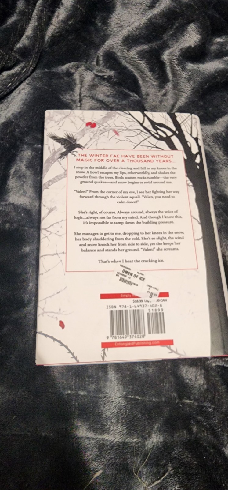 Omen of Ice by Jus Accardo (2023, Hardcover)