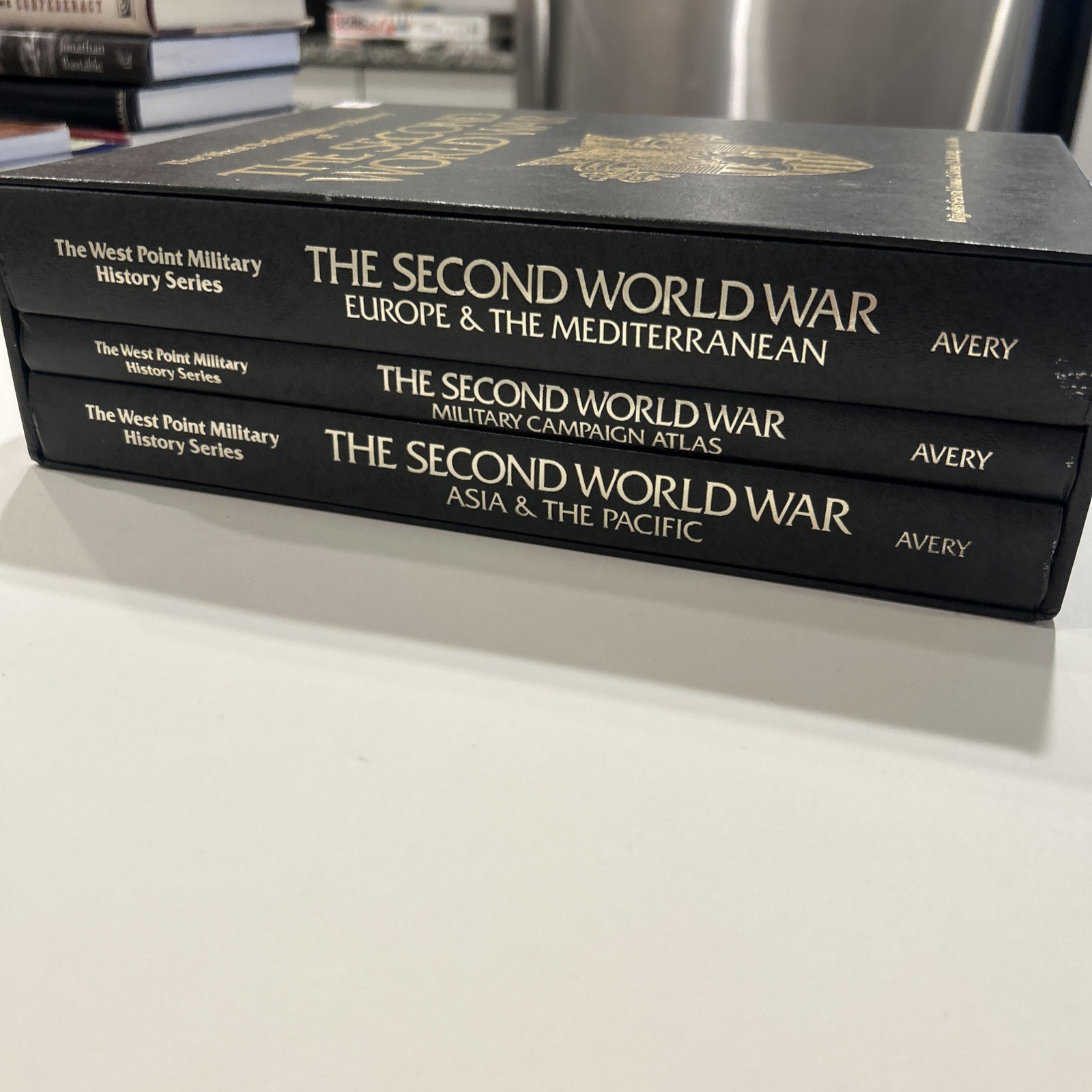 West Point Military History Second World War 3 Book Set 1989 HC 50th Anniversary