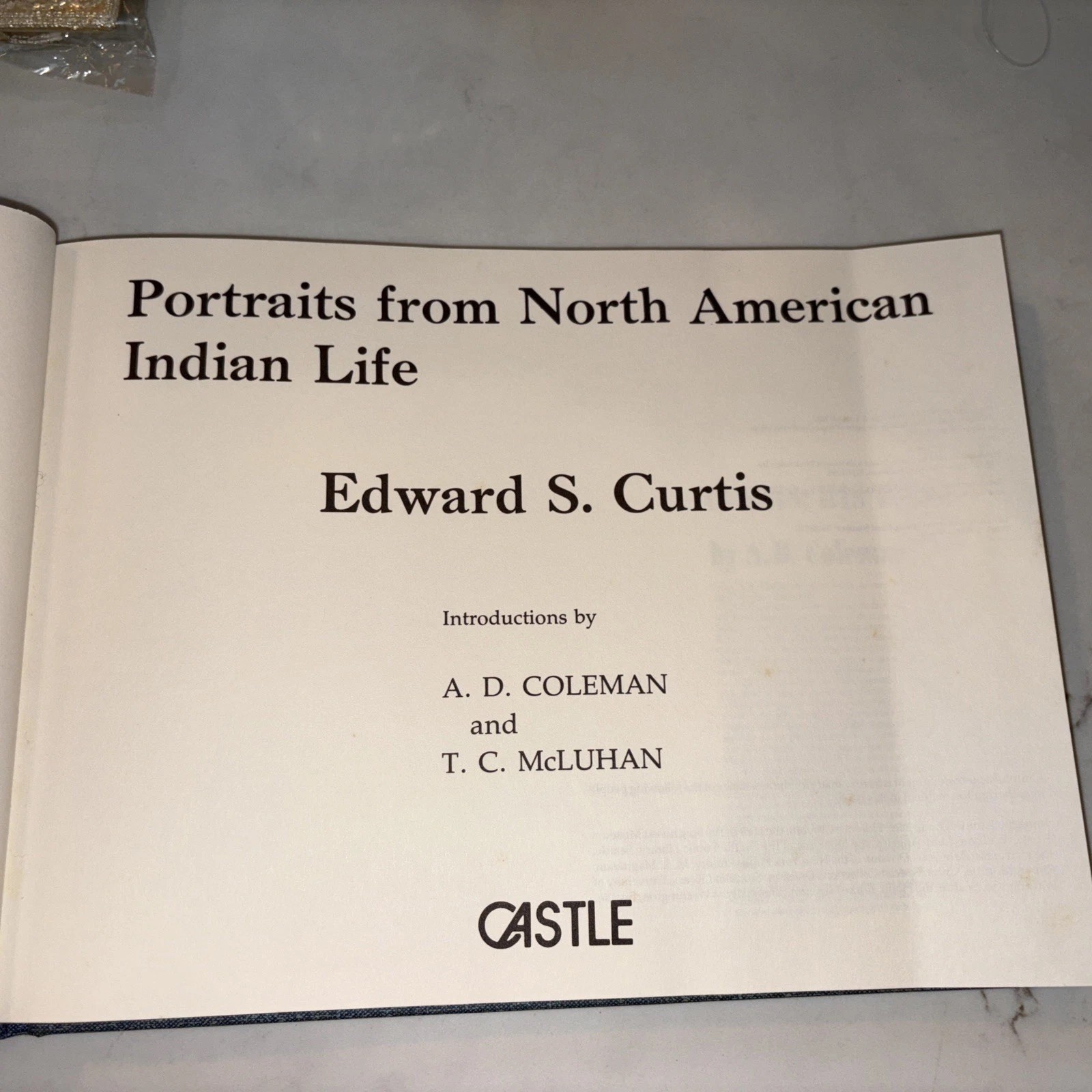 Portraits from North American Indian Life HC DJ By Edward S. Curtis 1972