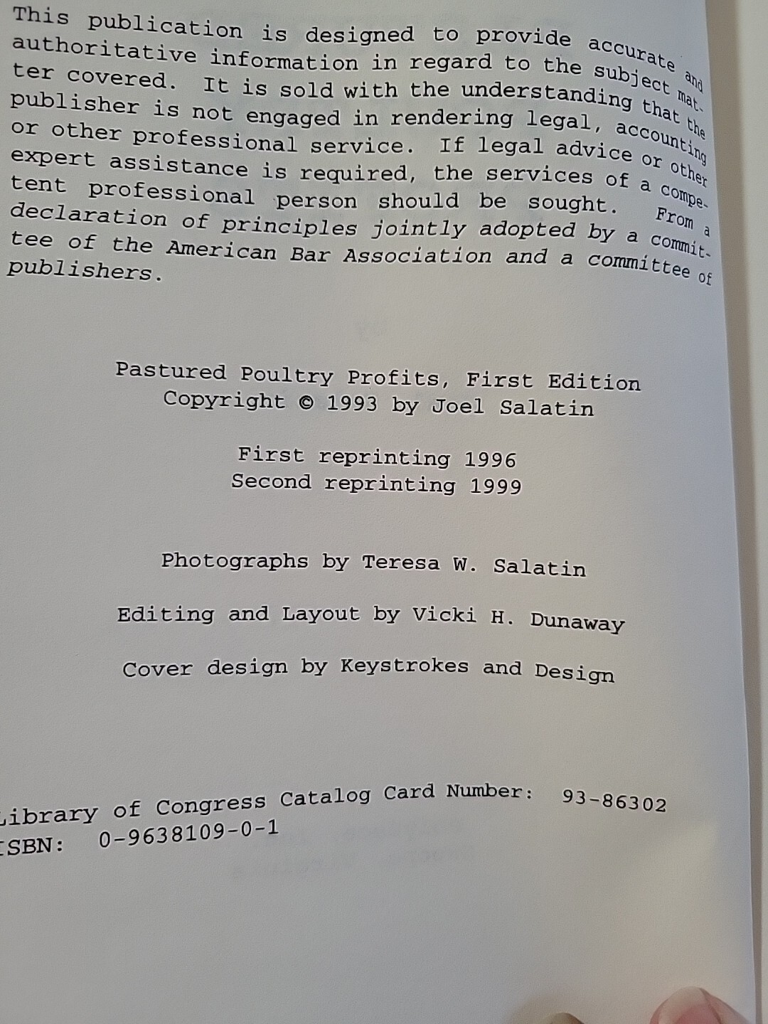 Pastured Poultry Profit Sustainable Farming Trade Paperback 1999 Vtg 398 Pages
