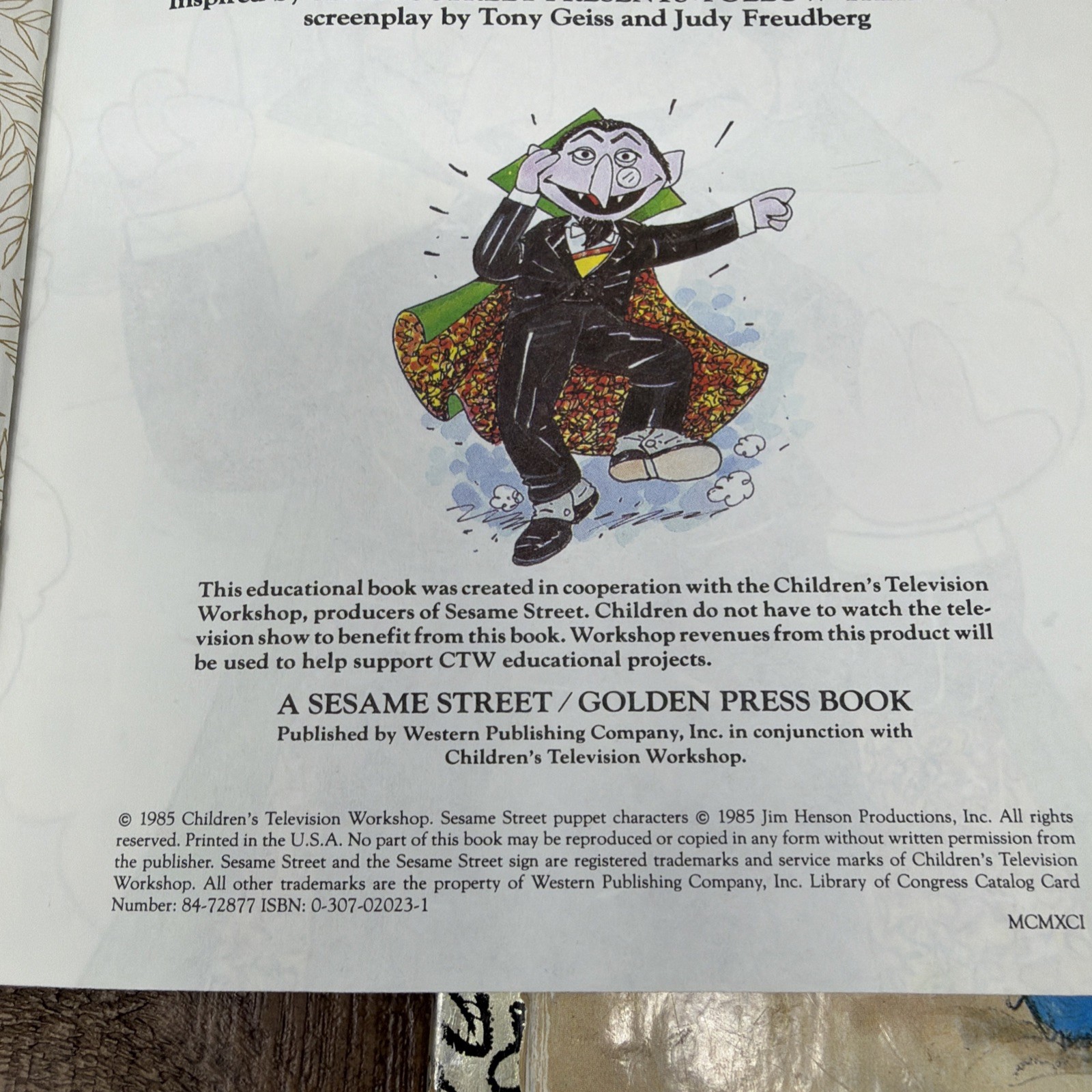 Sesame Street A Little Golden Book Vintage Children’s Books 1970-80s