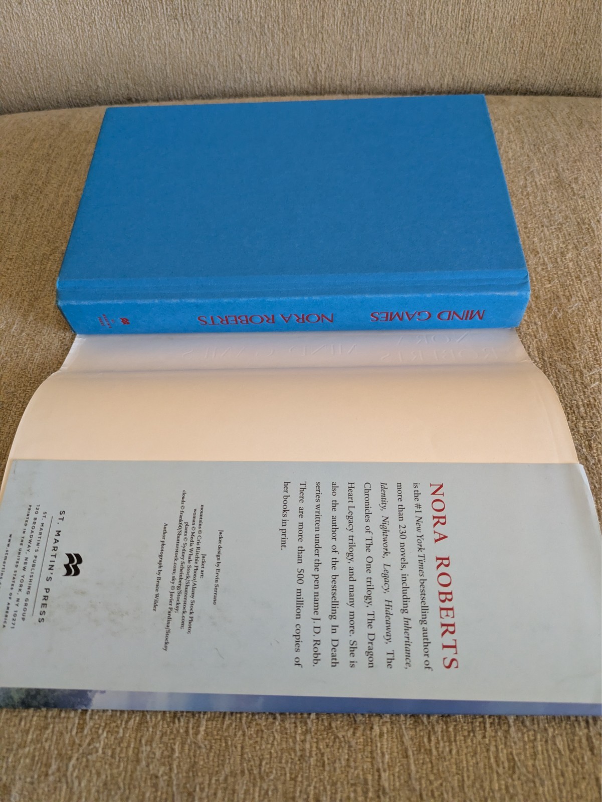Mind Games & Hidden Nature | Nora Roberts | 2 Hardcover Book Lot | 1st Editions