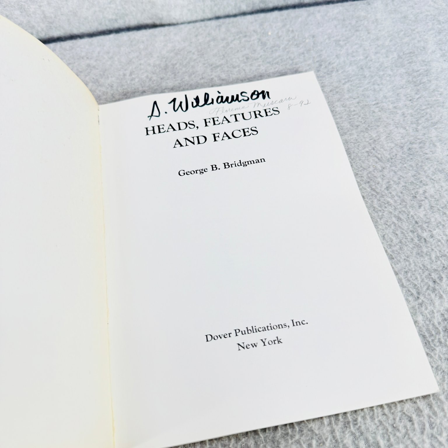 Heads, Features and Faces Bridgman 1974 Dover Edition Art Drawing Anatomy