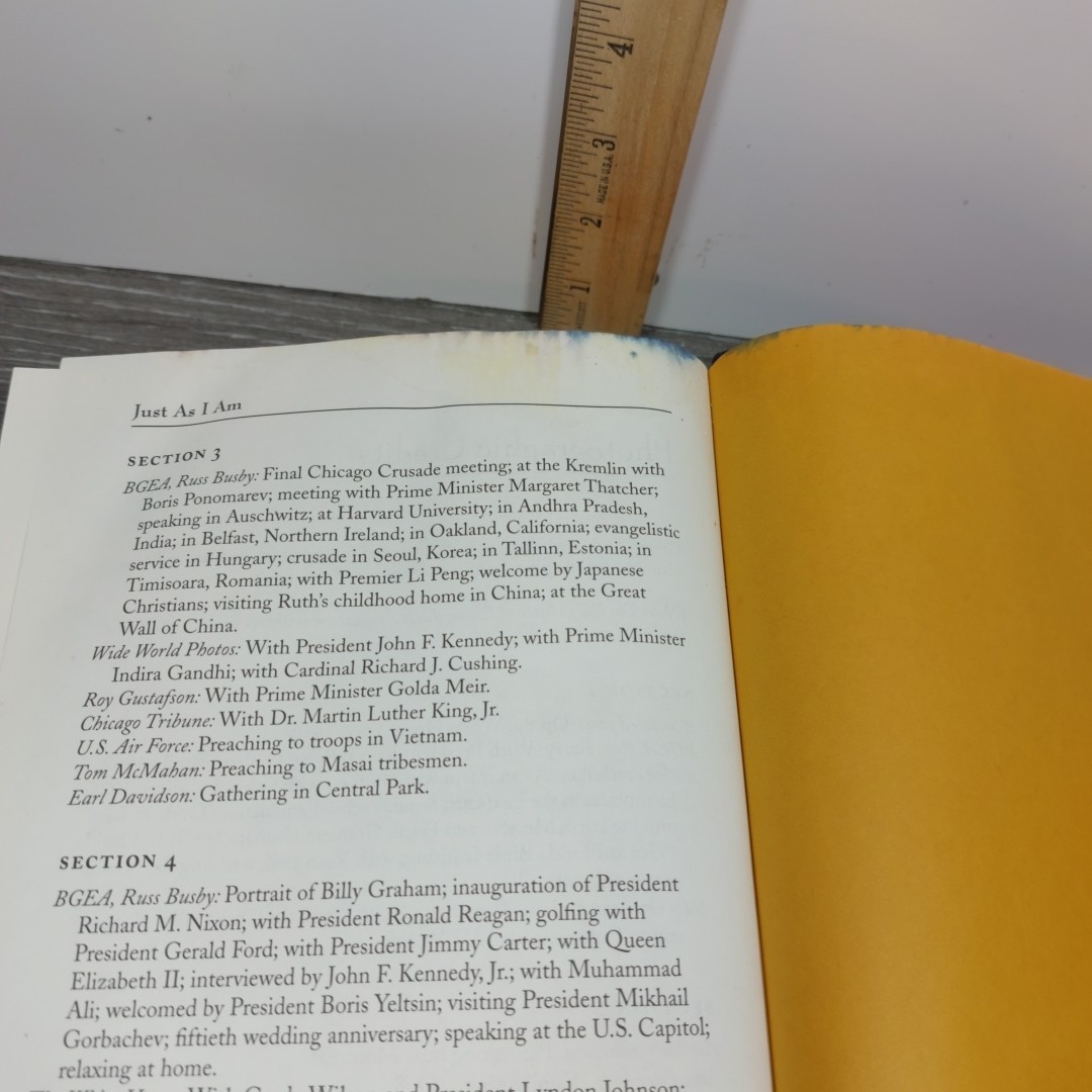 FIRST EDITION, FIRST PRINTING Just As I Am: The Autobiography of Billy Graham