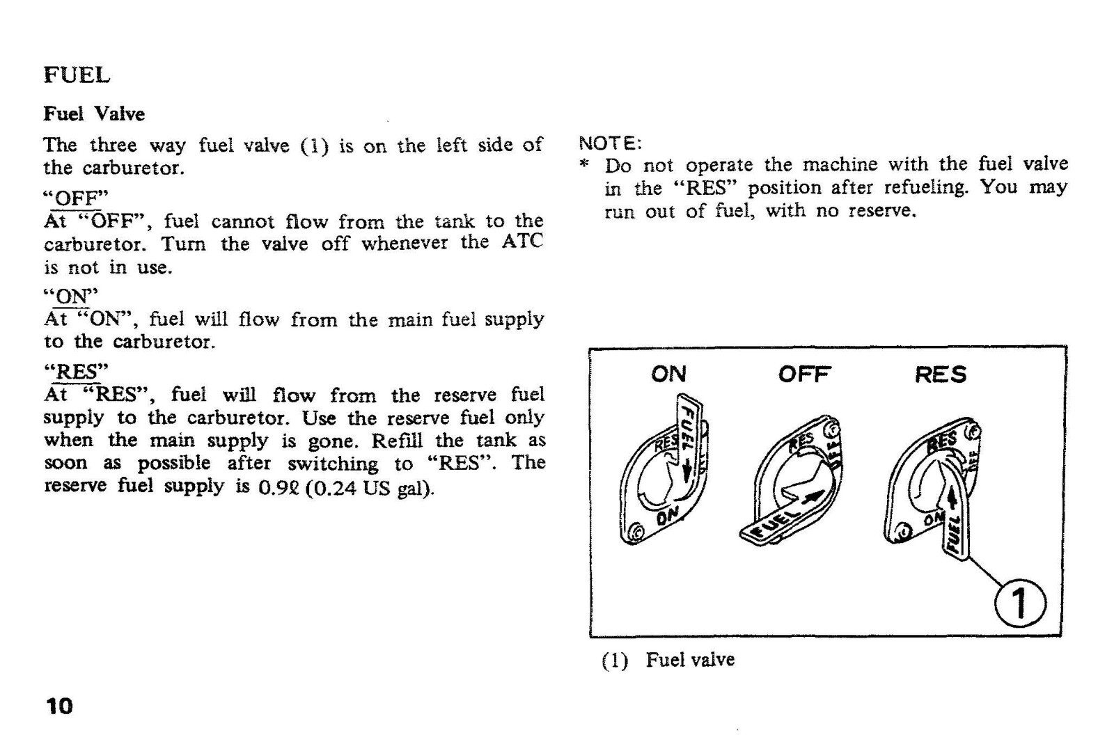 1981 Honda ATC110 Owner’s Manual 56 Pages