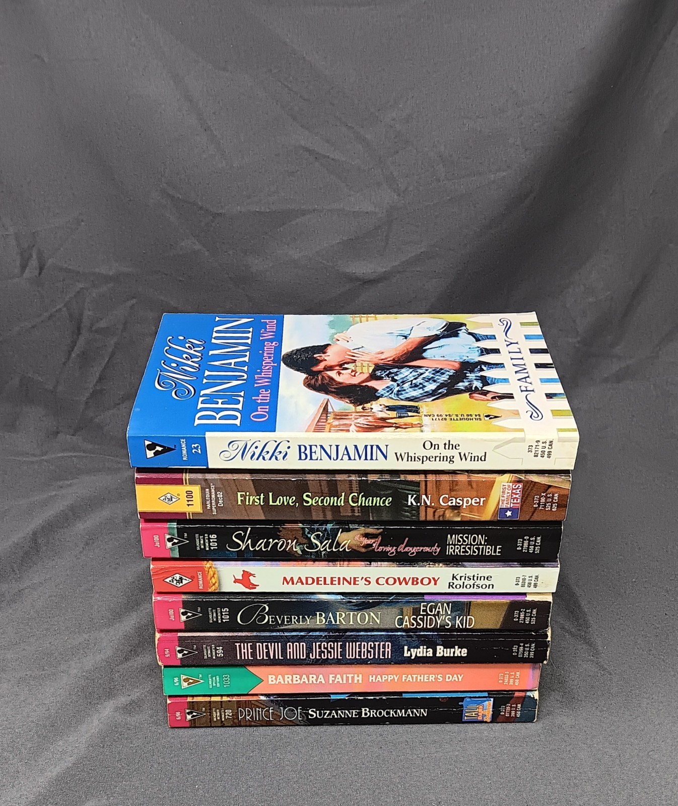 Silhouette Intimate Moments Romance Lot 8 Brockmann Sala Barton Suspense PB