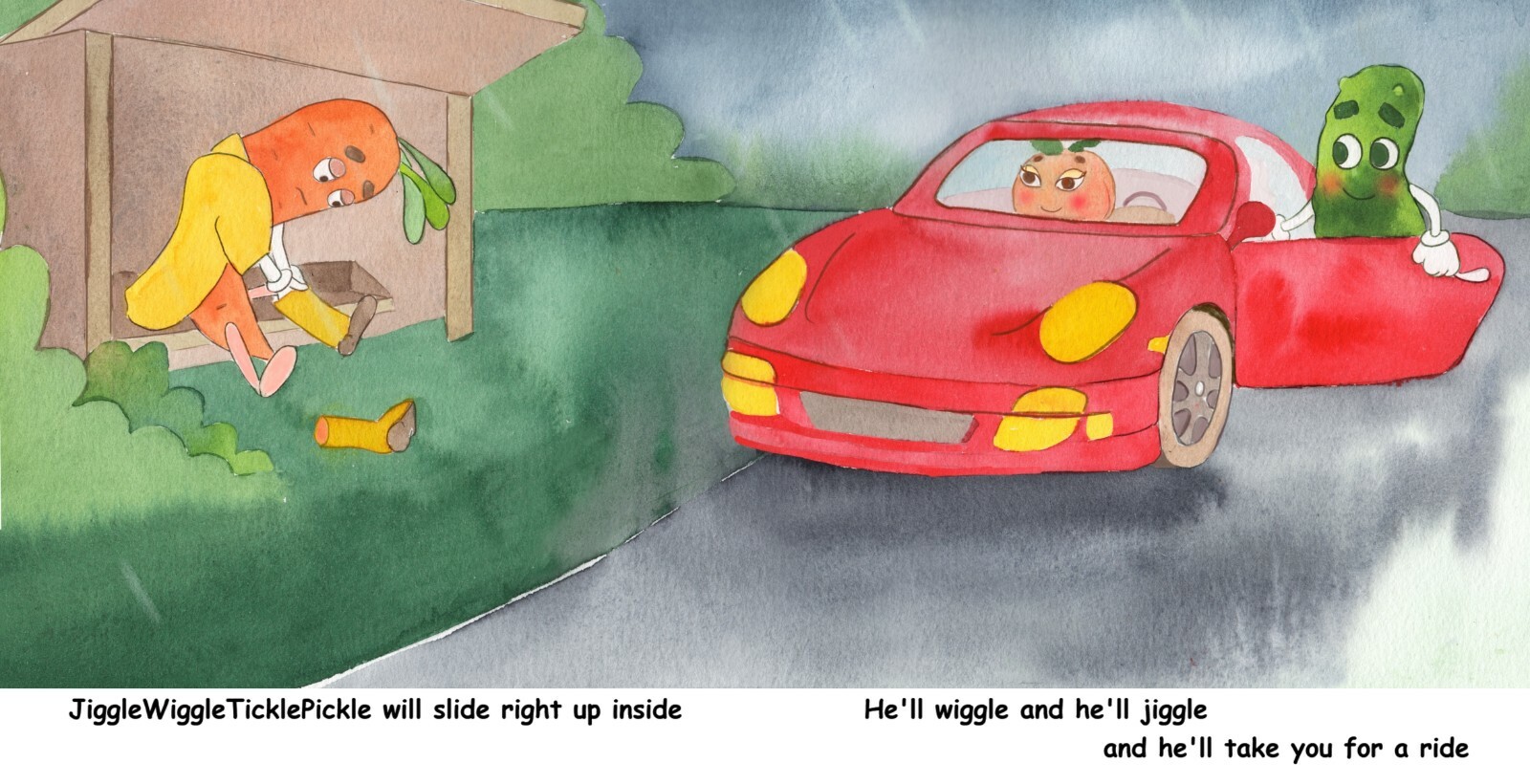 JiggleWiggleTicklePickle ~ Jiggle Wiggle Tickle Pickle ~ Hard Cover, Brand New