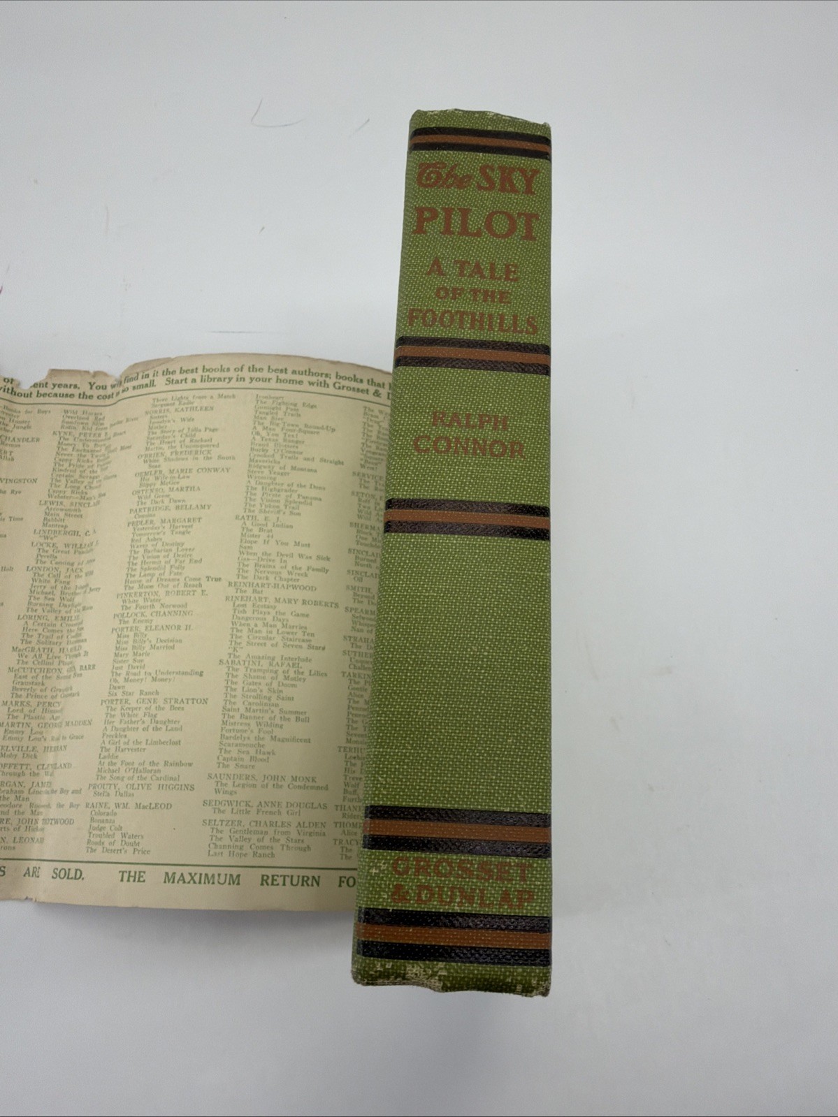 Ralph Connor THE SKY PILOT 1899 Fleming Revell A Tale of the Foothills Western