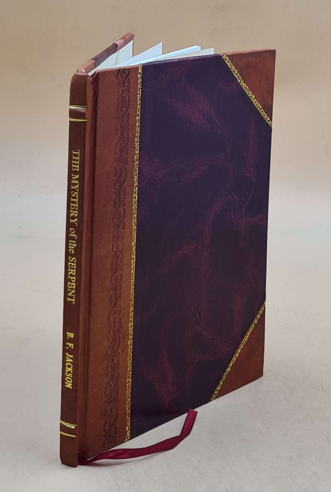 Mystery Serpent By B.F. Jackson: „The Mystery Of The Serpent“ [Leather Bound]