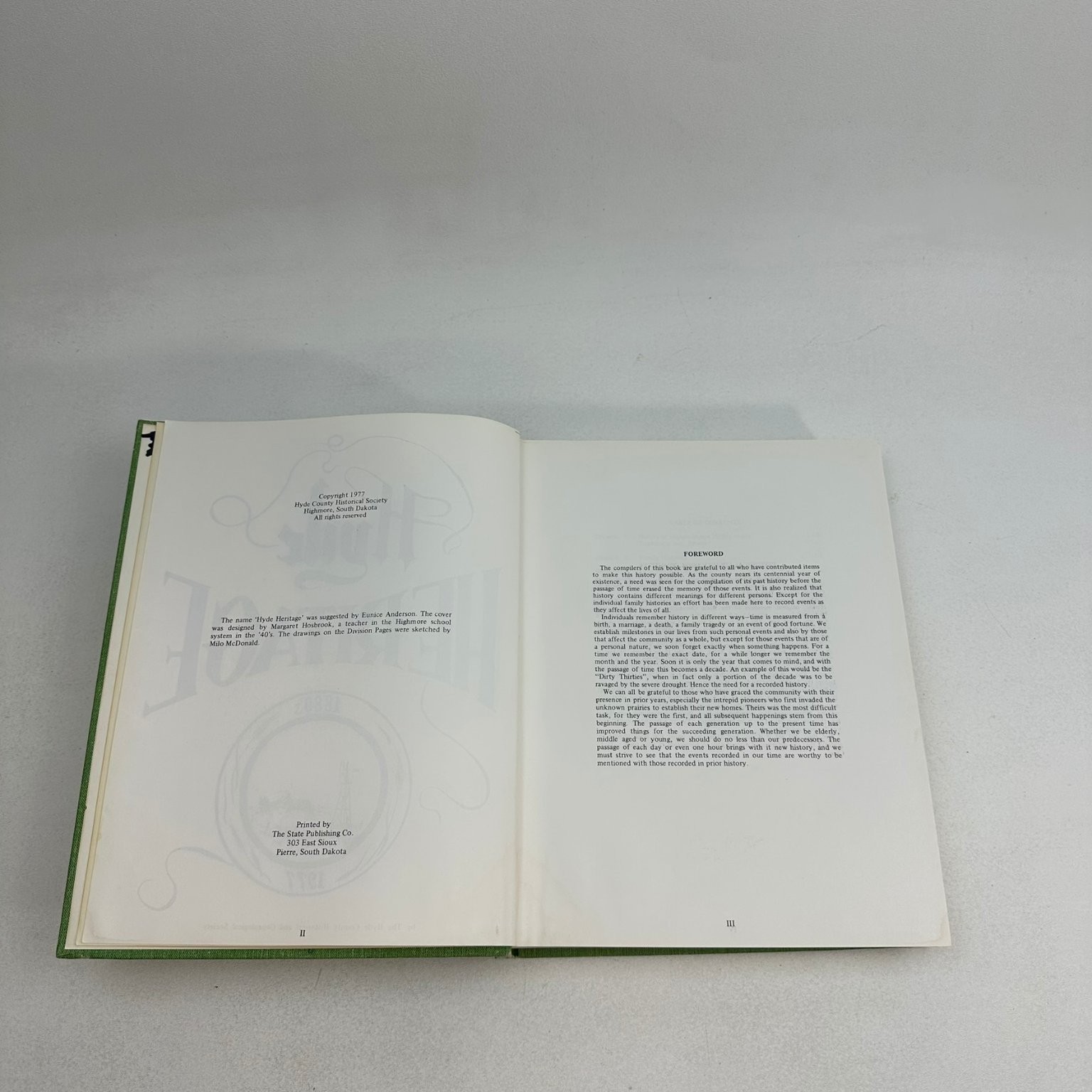 Hyde Heritage 1977 Hyde County History Genealogical Society South Dakota