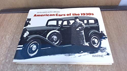 American Cars of the 1930S (Olyslager Auto Library) Hardback Book The Fast Free
