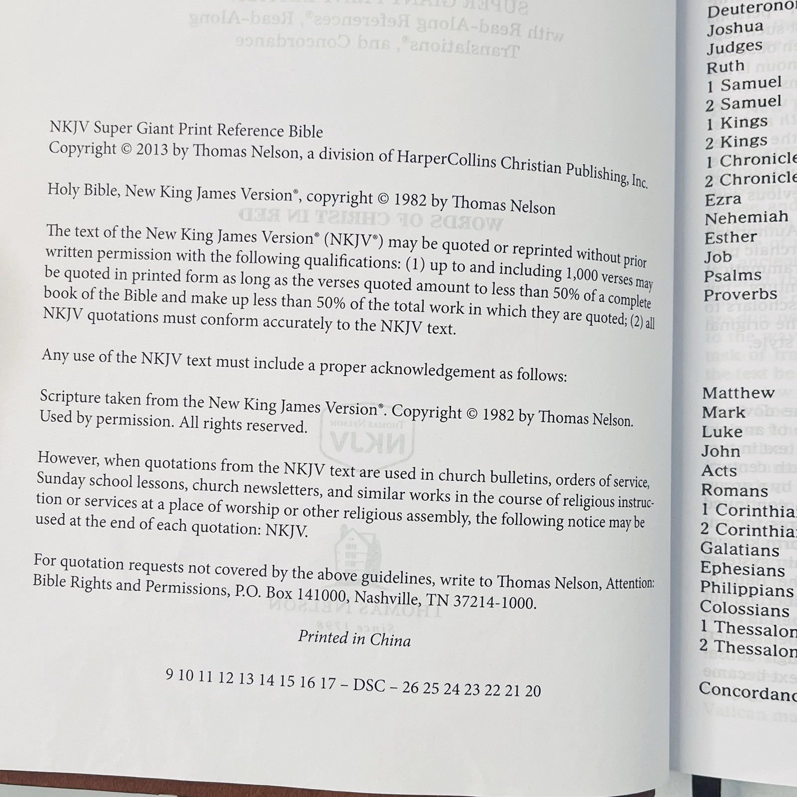 Holy Bible – NKJV Brown Imitation Leather – Super Giant Print Edition