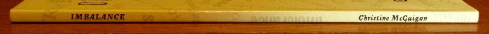 1998 Imbalance by Christine McGuigan SIGNED Trade Paperback 56 pages