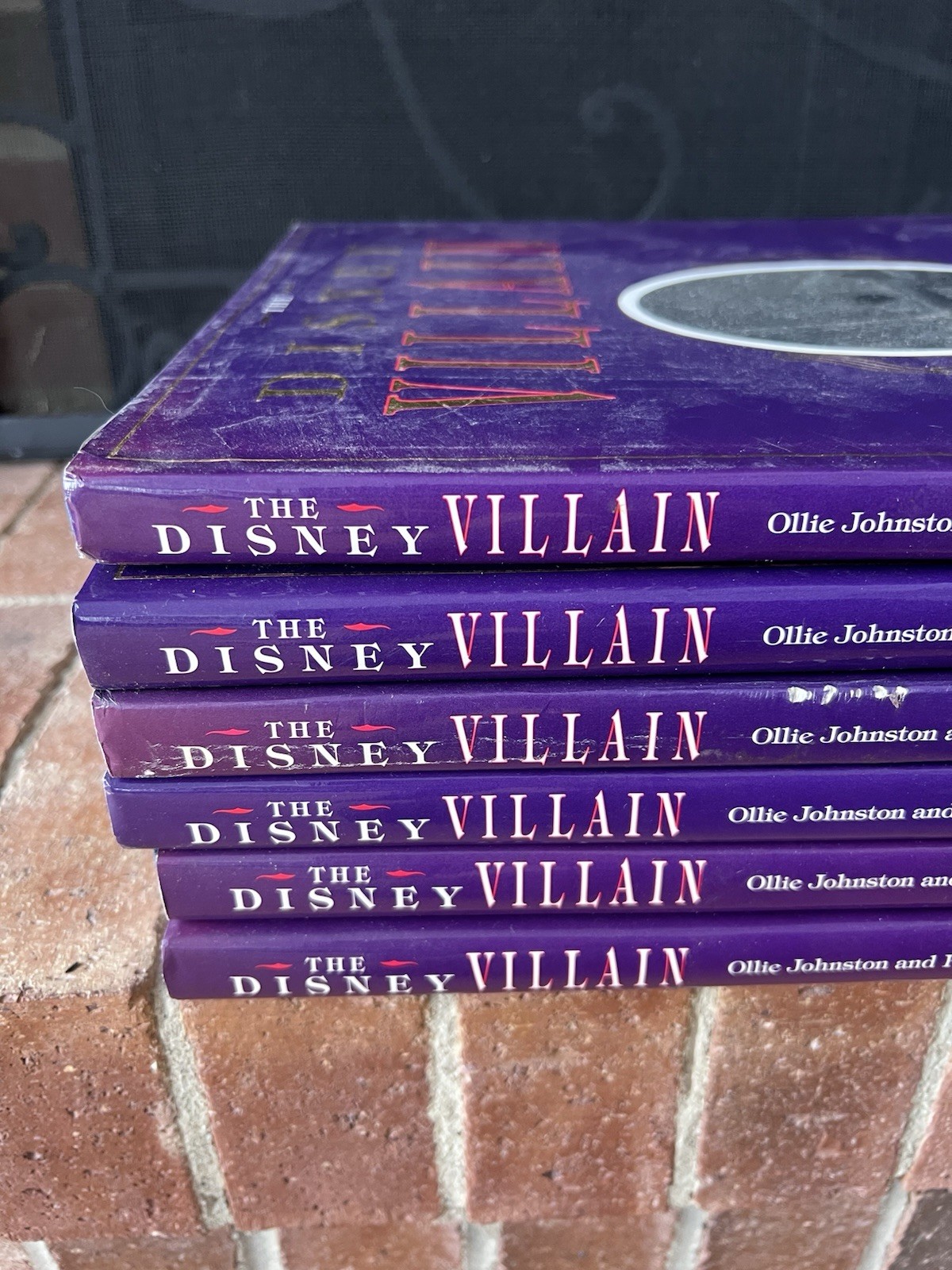 Disney Villain Signed Ollie Johnston Frank Thomas 1993 Hardcover 1 Book Rare