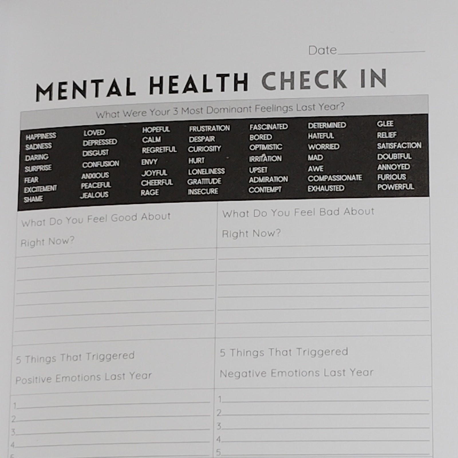 Progress Undated 365 Day Goal Setting, Progress Planner Notebook Black 196 Pages