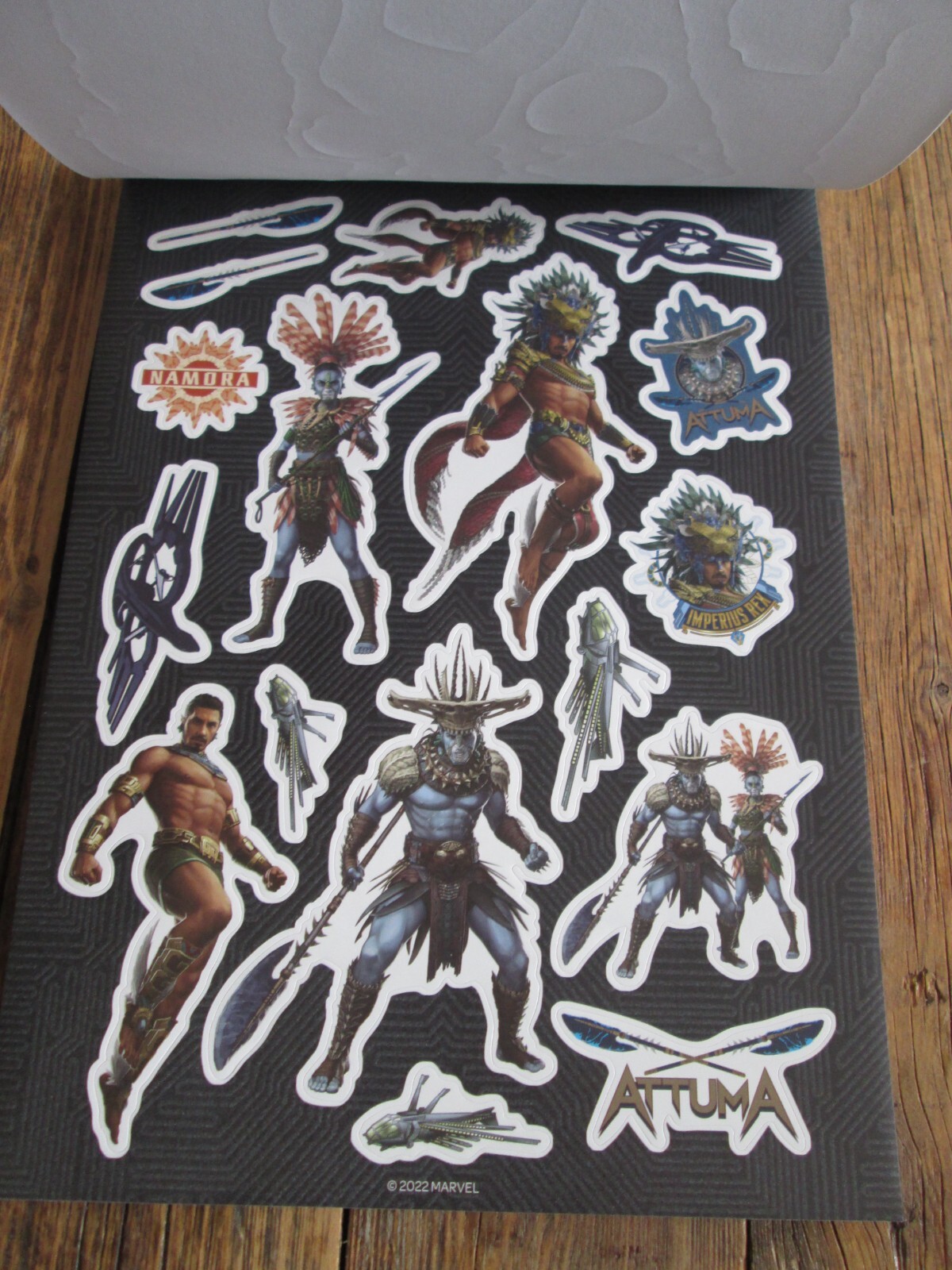 NEW Black Panther Wakanda Forever Create-a-Scene Book Bendon Sticker Coloring
