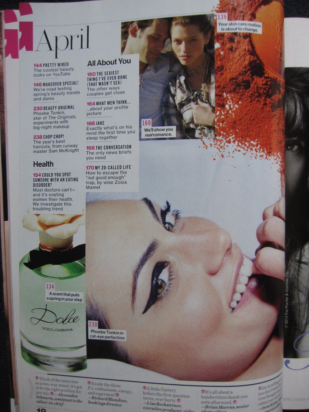 Glamour Magazine April 2014 Lena Dunham