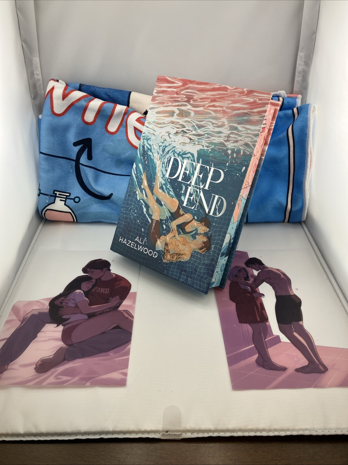 Deep End By Ali Hazelwood Dreamer Whale Special Edition With Towel & Overlays