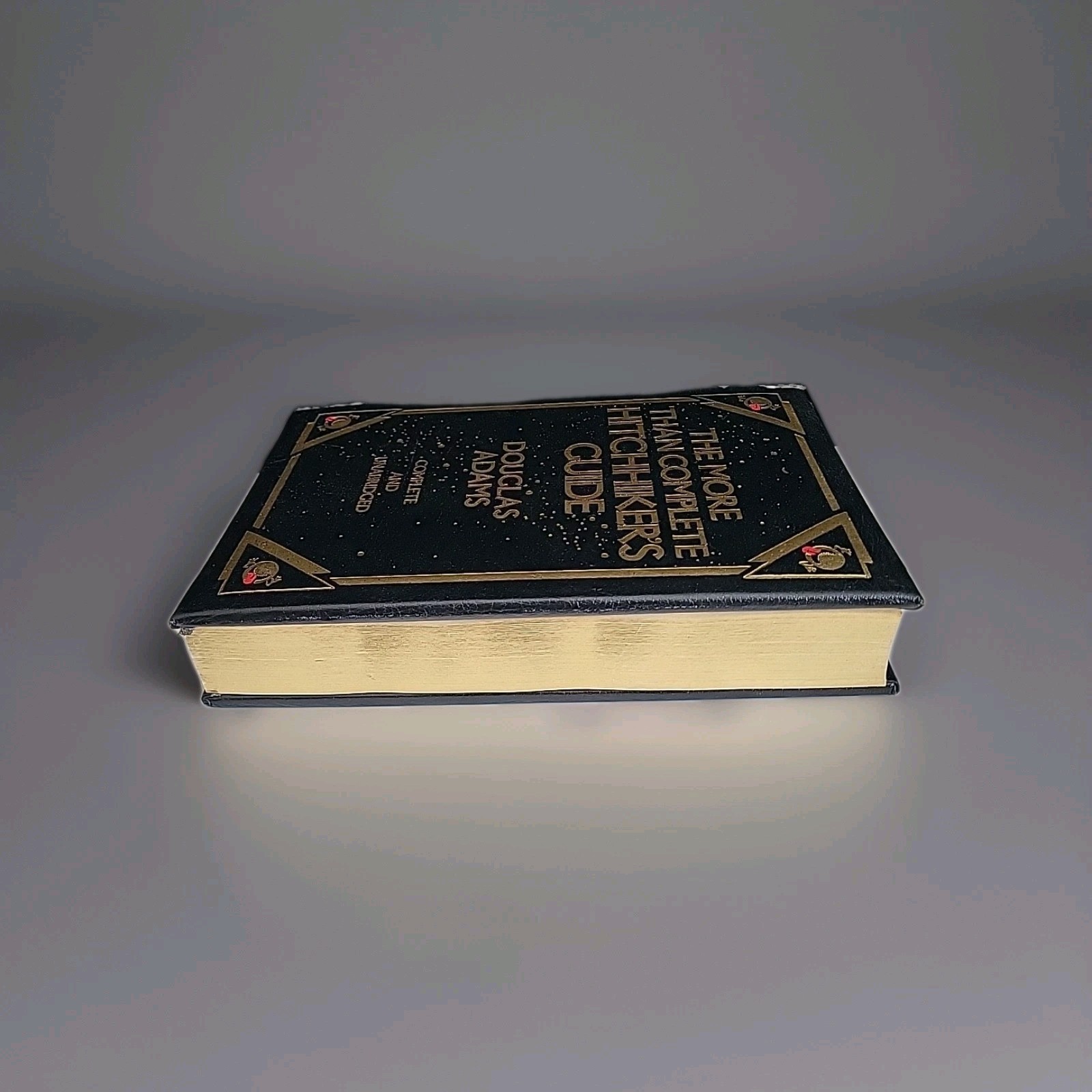 The More Than Complete Hitchhiker’s Guide Douglas Adams 1987 Leather bonding