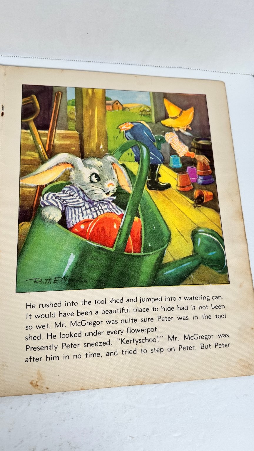 Vintage Children’s Story Book Lot 1938-40 Whitman Merrill Peter Rabbit Pigs