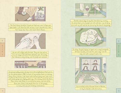 Diaries of War: Two Visual Accounts from Ukraine and Russia [A Graphic Novel His